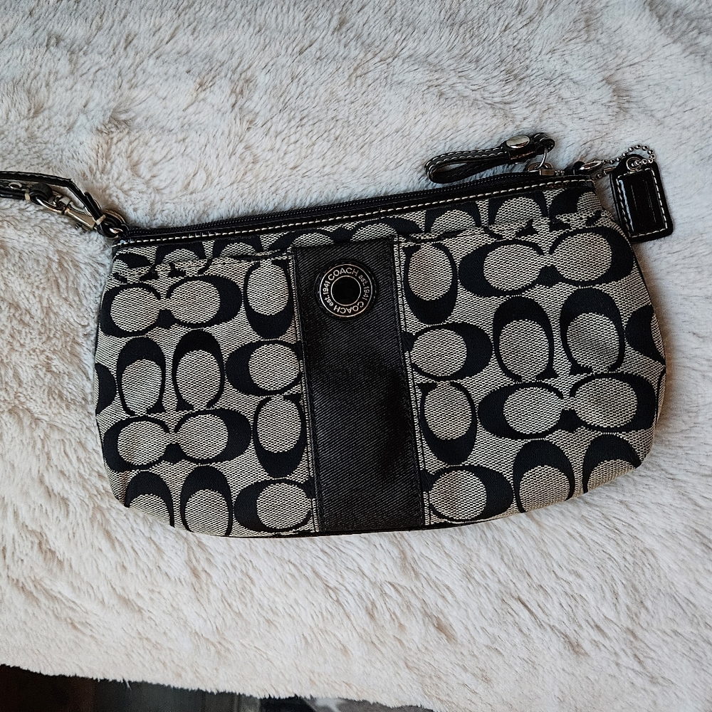 Coach Black and Cream Women's Bag